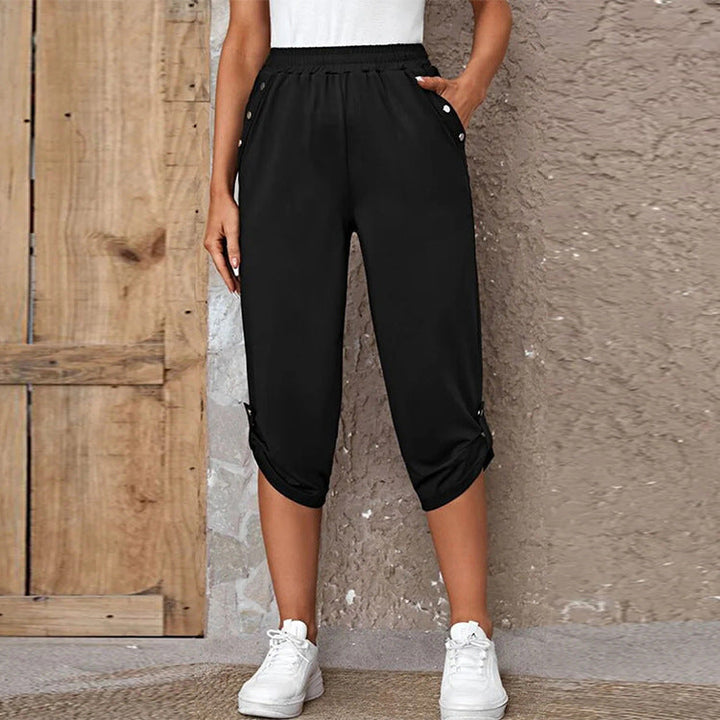 Damen Sportliche Jersey-Hosen Drune