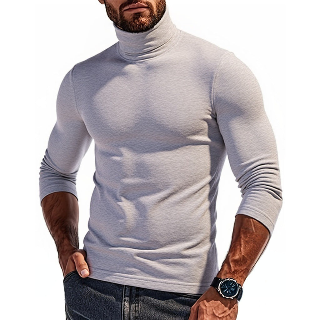 Herren Rollkragenpullover aus elastischem Material Drune