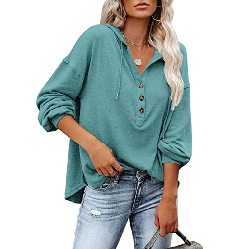 Damen lässiges Hoodie-Shirt Drune
