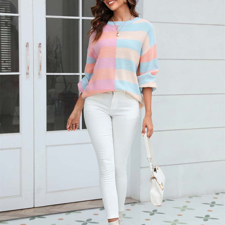 Drune | Gestreifter Strickpullover für Stilvolle Outfits