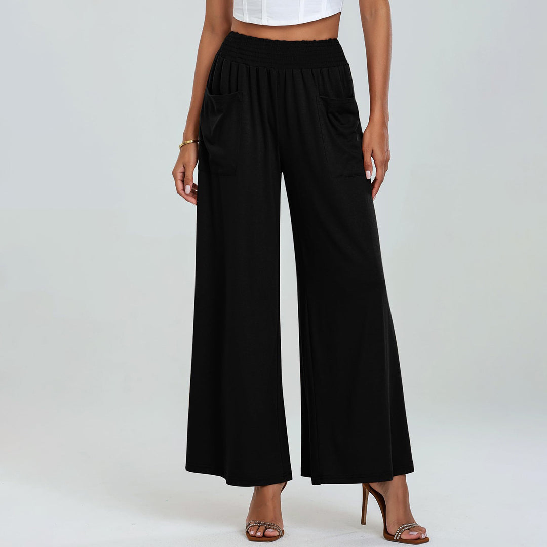 Damen Weit geschnittene Sommersonnenhose mit praktischen Taschen Drune