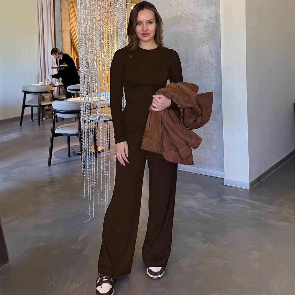 Damen Bequemer Lounge-Anzug mit weichem Material und lässigem Schnitt Drune