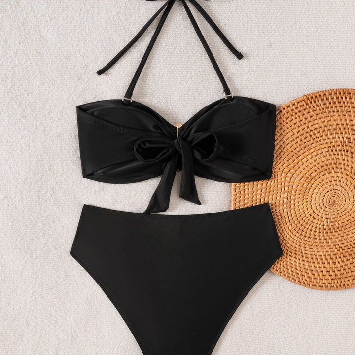 Damen Hochwertiger Bikini mit verstellbarem Oberteil und eleganter Schnalle Drune