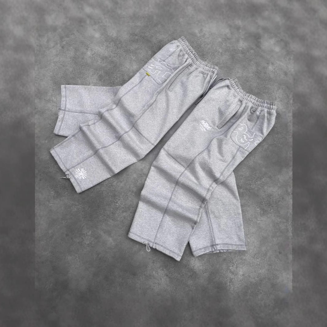 Herren Weit geschnittene Pullover Sweatpants Drune