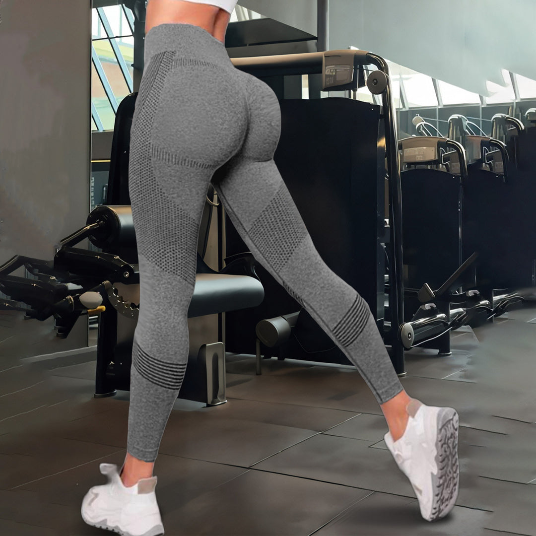 Damen Sport-Leggings mit hohem Bund und atmungsaktivem Design Drune