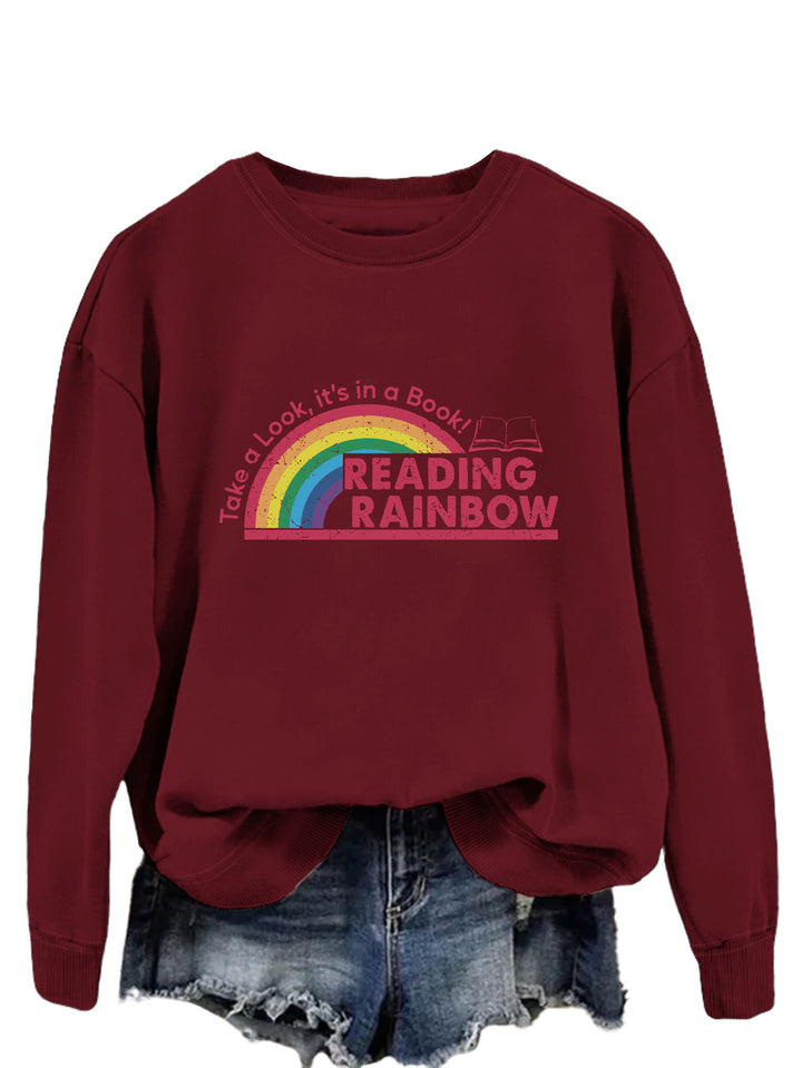 Damen lässiger Sweatshirt mit einzigartigem Druck Drune