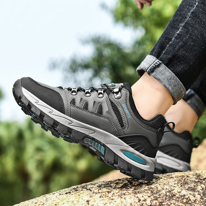 Damen Trekking Sportschuhe mit rutschfester Sohle und atmungsaktivem Obermaterial Drune