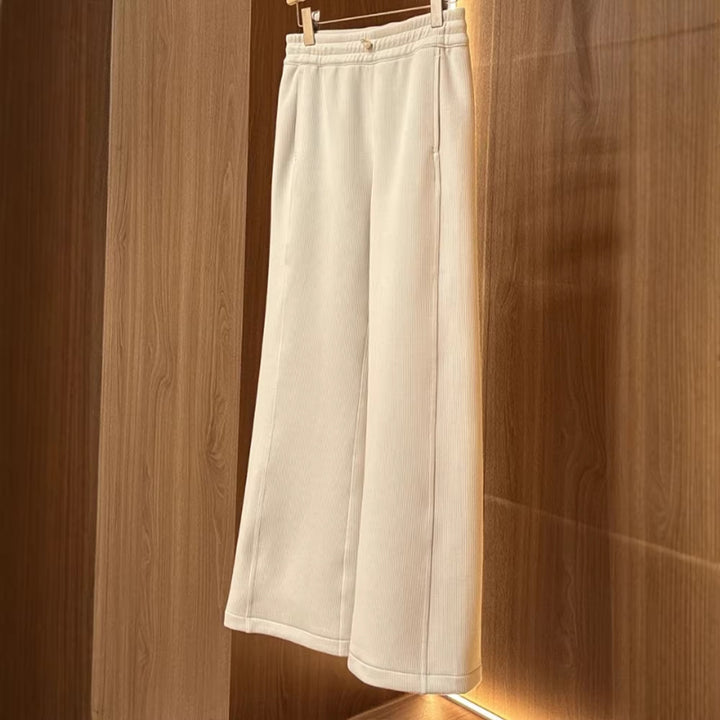 Damen Weit geschnittene, elastische Lounge-Hose Drune