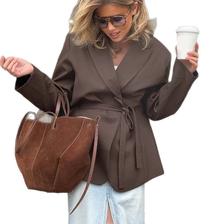 Damen modischer, taillierter Blazer Drune