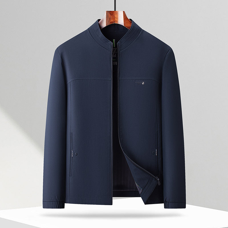 Herren Übergangsjacke mit praktischem Stehkragen und innovativem atmungsaktivem Gewebe Drune