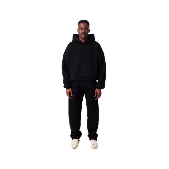 Damen Cozy Sweatshirt- und Hose-Set mit hohem Kragen und lässigem Schnitt Drune