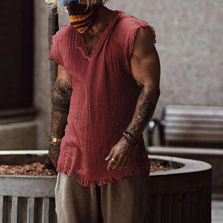 Herren lässiges Oversized-T-Shirt Drune