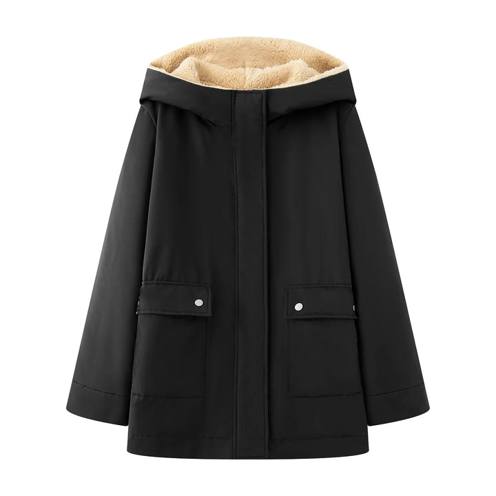 Damen Übergangsjacke mit kuscheligem Innenfutter und praktischen Taschen Drune