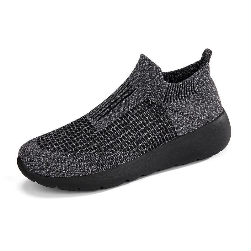 Unisex nan nahtloser Sockensneaker mit atmungsaktiver dreidimensionaler Strickkonstruktion und stoßdämpfender Flexsohle Drune