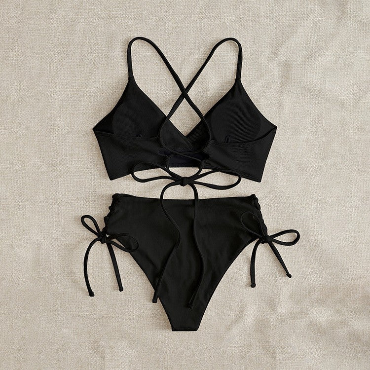 Damen Triangel-Bikini mit raffinierten Kordeldetails Drune
