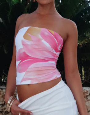 Damen Bandeau-Top Drune