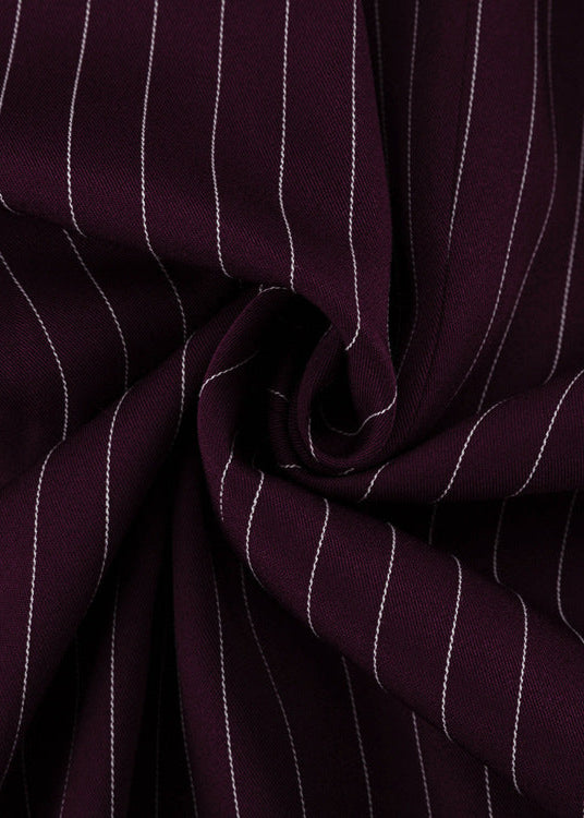 Drune | Nadelstreifen Blazer mit Statement Ärmeln