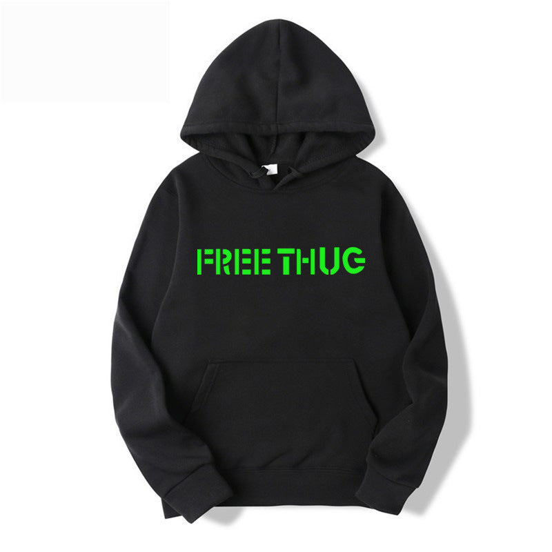 Damen Kapuzenpullover mit kreativem Grafikumdruck und bequemer Passform Drune