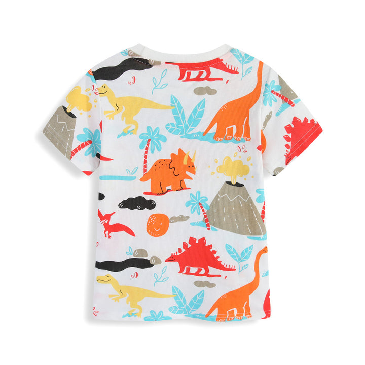 Jungen T-Shirt mit lebhaftem Dinosaurier-Motiv Drune