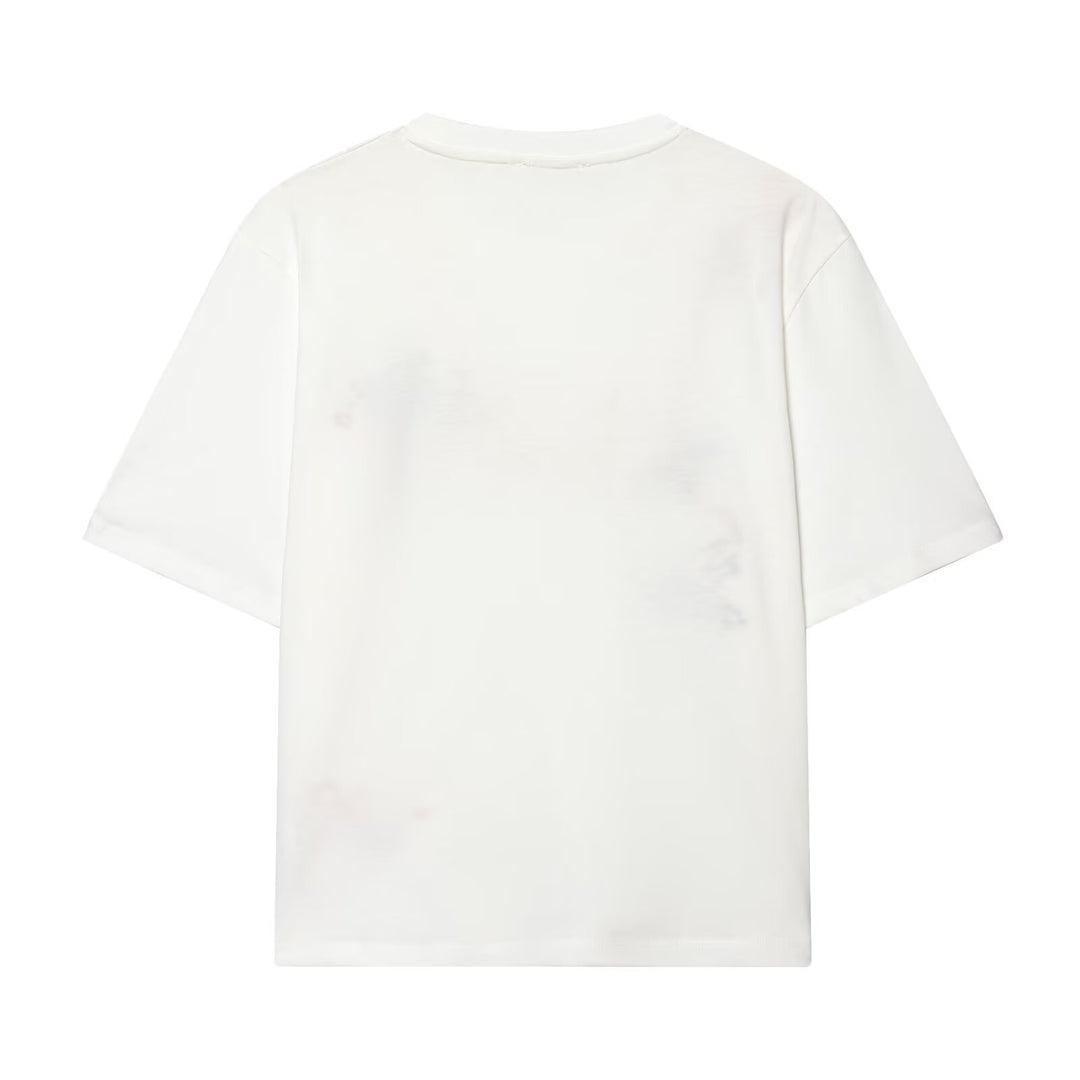 Damen T-Shirt mit feiner Stickerei und einzigartigen Drucken Drune