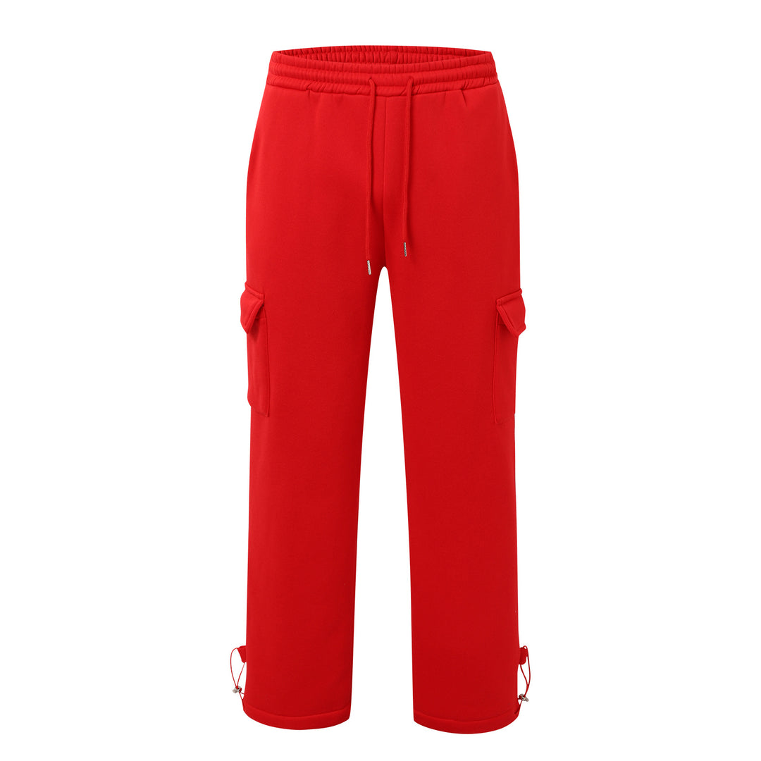 Herren nan Cargo-Jogginghose mit elastischem Bund, Kordelzug und verstellbarem Saum Drune
