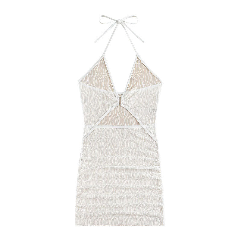 Damen Ärmelloses Minikleid mit Cut-Outs Drune