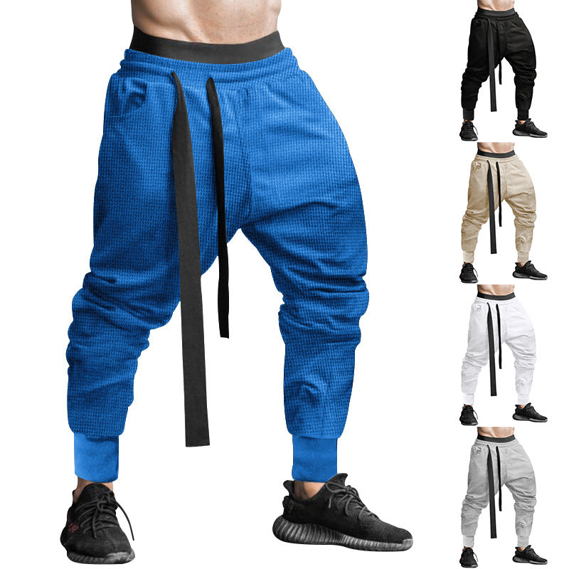 Herren Sportliche Relaxed Fit Jogginghose mit verstellbarem Bund Drune