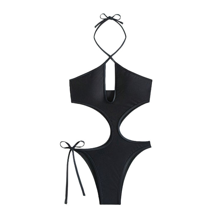 Damen Einteiler Badeanzug mit trendigem Cut-Out Design Drune