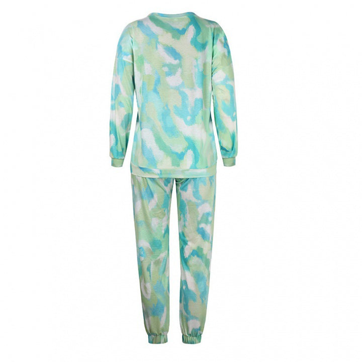 Damen Bequemes Sweat-Outfit mit modernen Batik-Details Drune