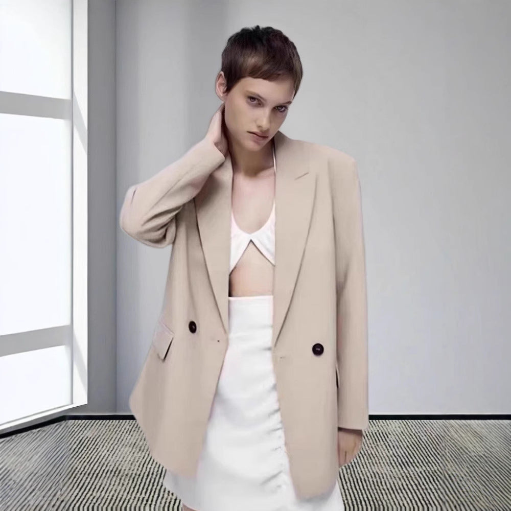 Damen Modischer und eleganter Oversized Blazer Drune