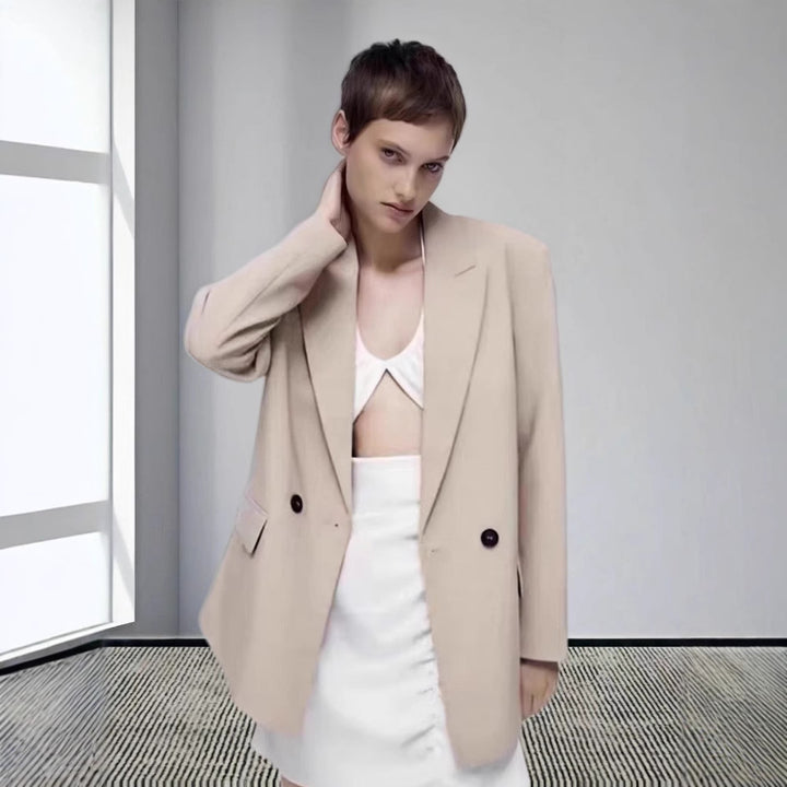 Damen Modischer und eleganter Oversized Blazer Drune