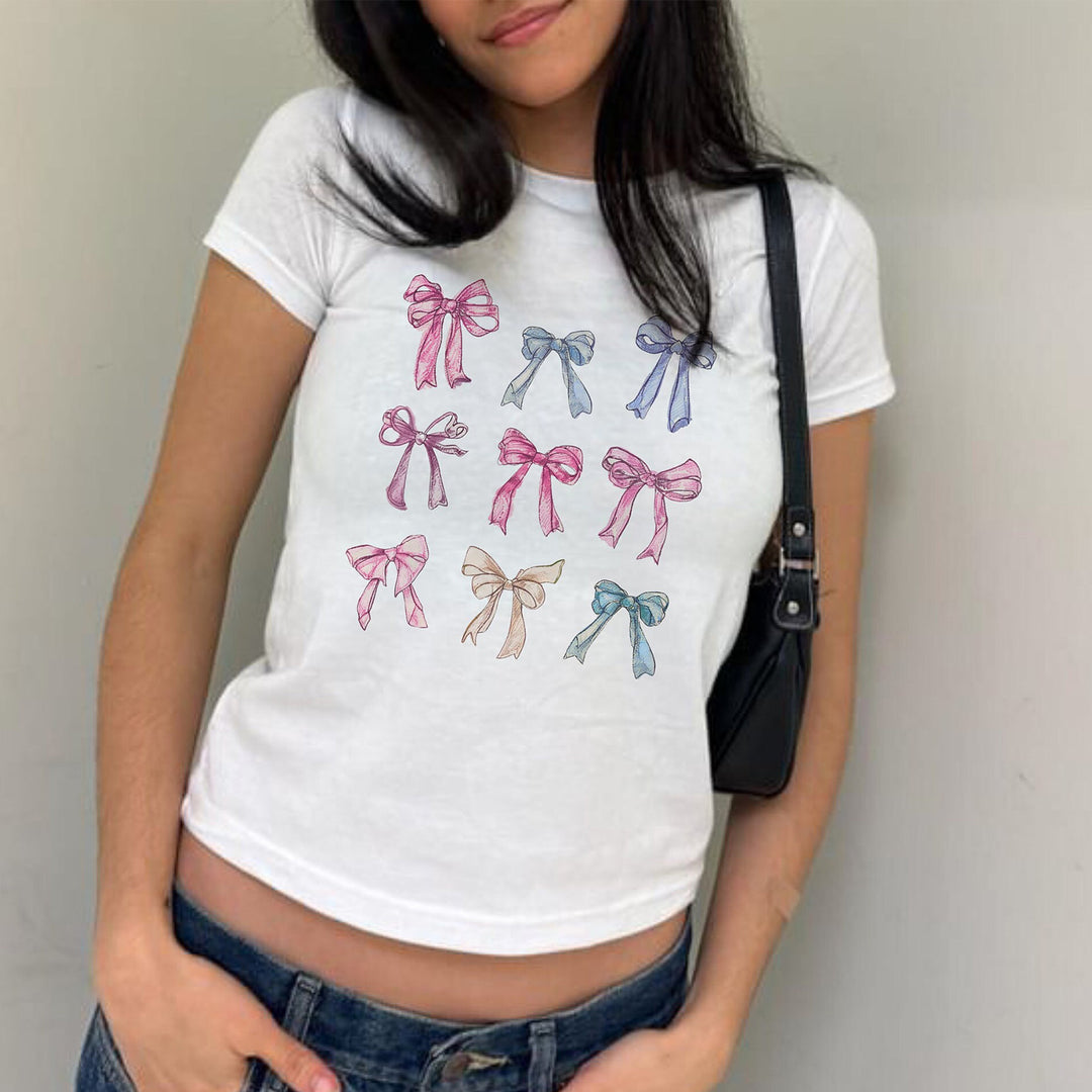 Damen T-Shirt mit verziertem Herz-Motiv Drune