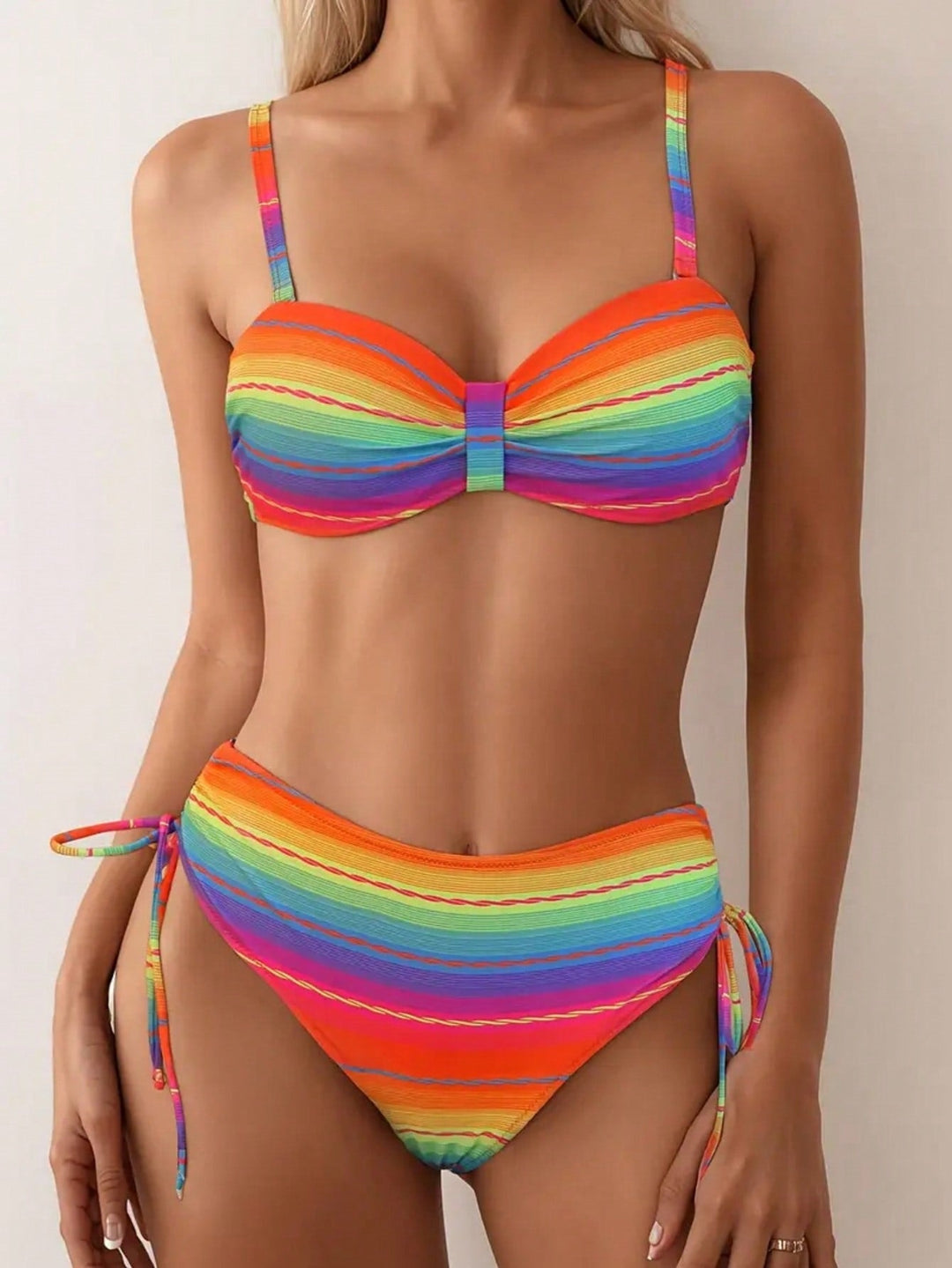Damen Bikini-Set mit komfortablem Bügel und einstellbaren Trägern Drune