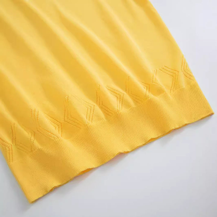 Damen Strickpullover mit romantischem Spitzenärmeln Drune