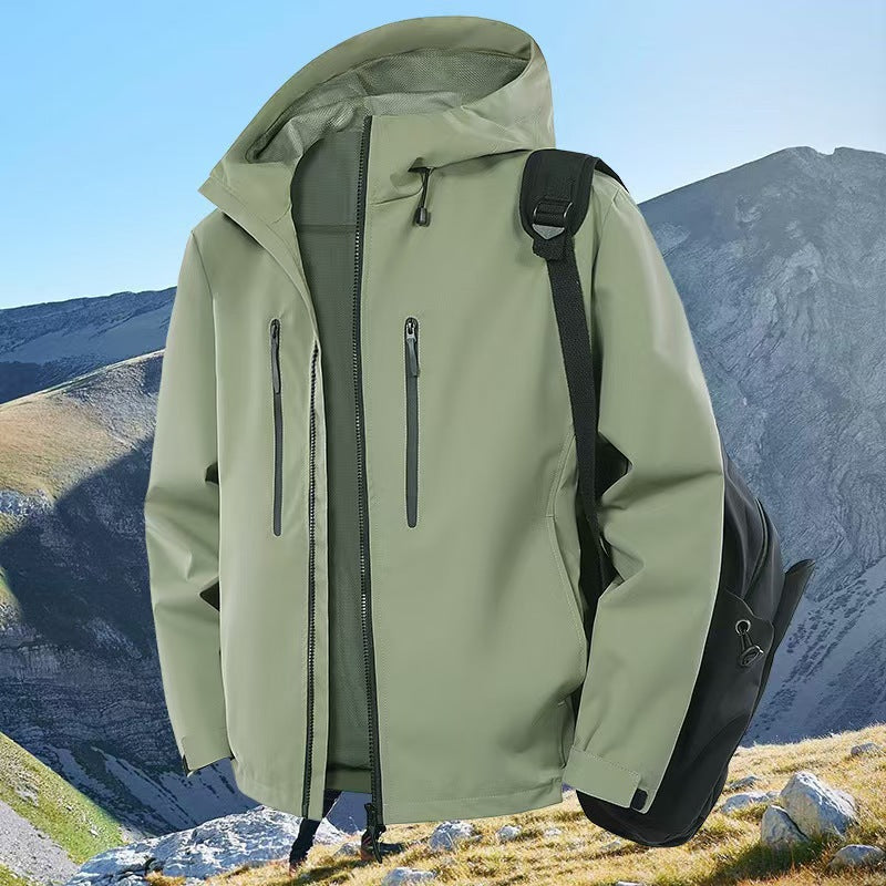 Damen Funktionsjacke mit wasserabweisendem Material und praktischen Reißverschlusstaschen Drune