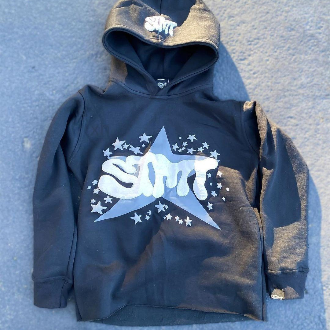Damen Kapuzenpullover mit trendigem Grafikdesign Drune