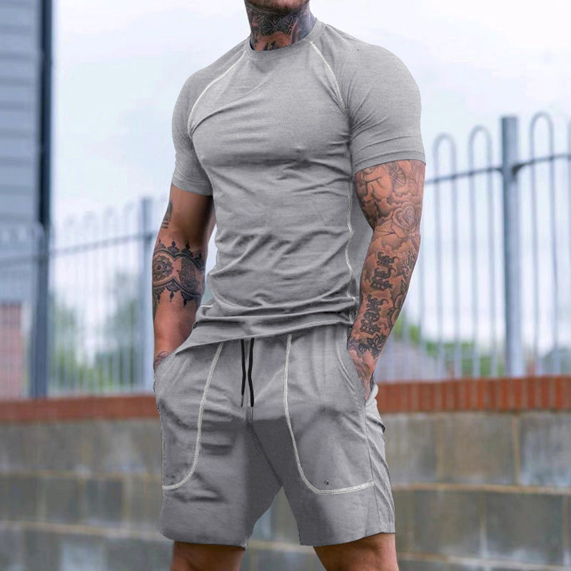 Herren Sportliches Funktions-Set aus atmungsaktivem Material mit vielseitigen Taschen Drune