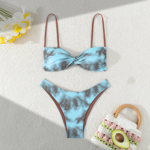 Damen Bikini-Set mit romantischem Twist-Design Drune