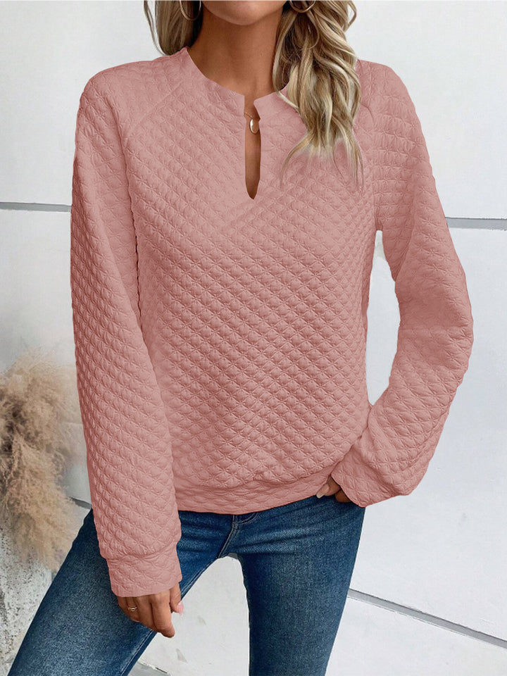Damen Sweatshirt mit strukturiertem Design Drune