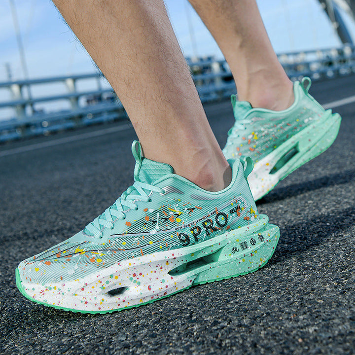 Damen Leuchtende Lauf-Sneaker mit atmungsaktivem Obermaterial und stoßdämpfender Sohle Drune