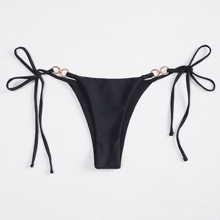 Damen Hochgeschnittene Bikinihosen Drune