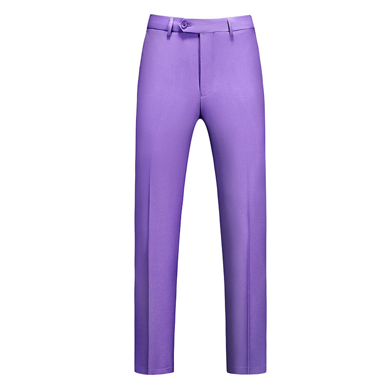 Herren nan schlanke Premium-Bügelfaltenhose mit Stretchbund und knitterarmem Gewebe Drune