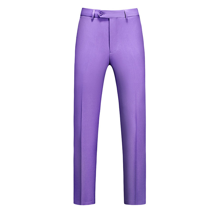 Herren nan schlanke Premium-Bügelfaltenhose mit Stretchbund und knitterarmem Gewebe Drune