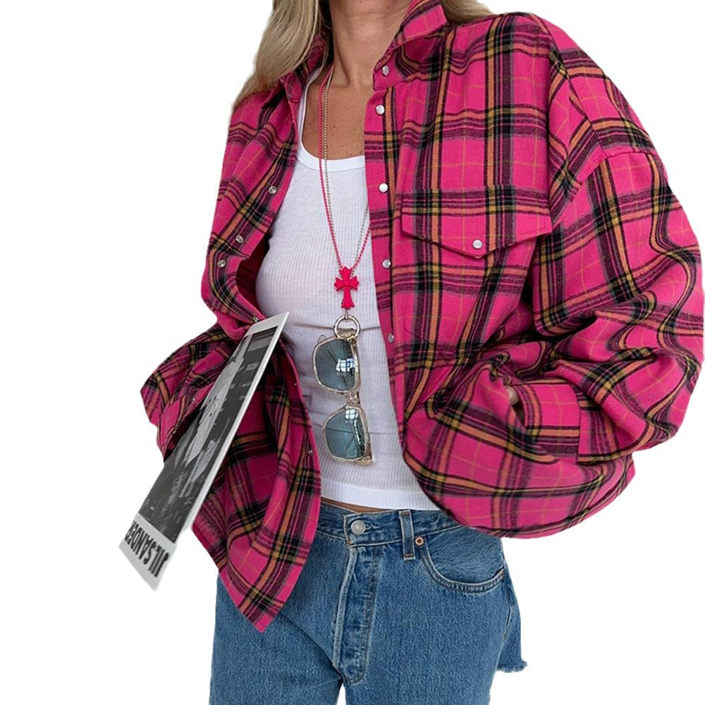Damen Flanellhemd Drune