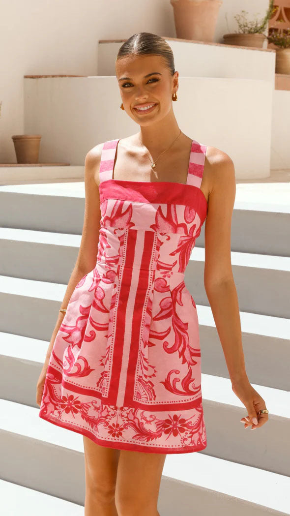 Damen Sommerkleid mit elegantem Design und praktischen Taschen Drune