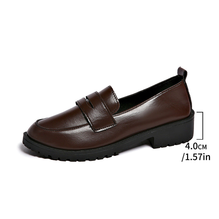 Damen Elegante und bequeme Mokassins mit modischem Riemen Drune
