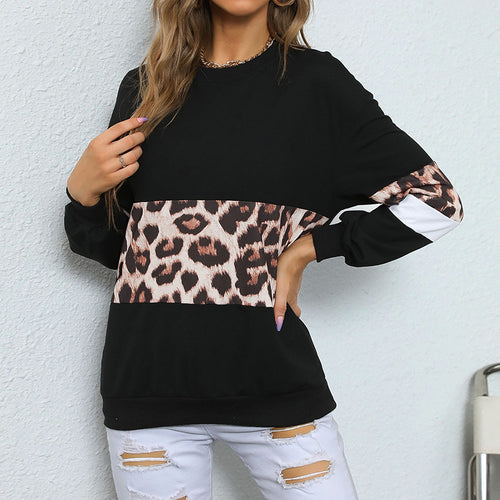 Damen Sweatshirt mit modernem Tiermuster und lässigem Schnitt Drune