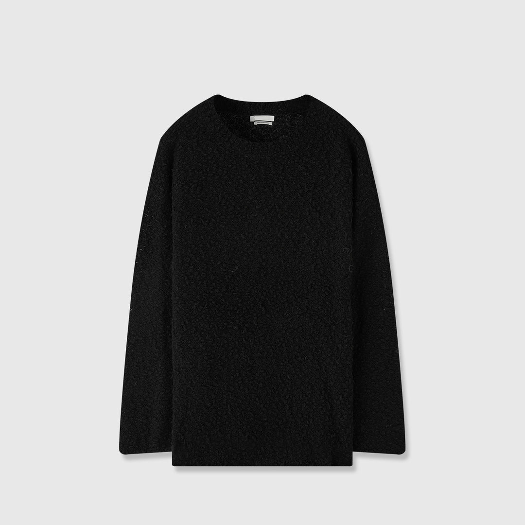 Damen Kuscheliger Strickpullover mit weichem Material und weitem Schnitt Drune