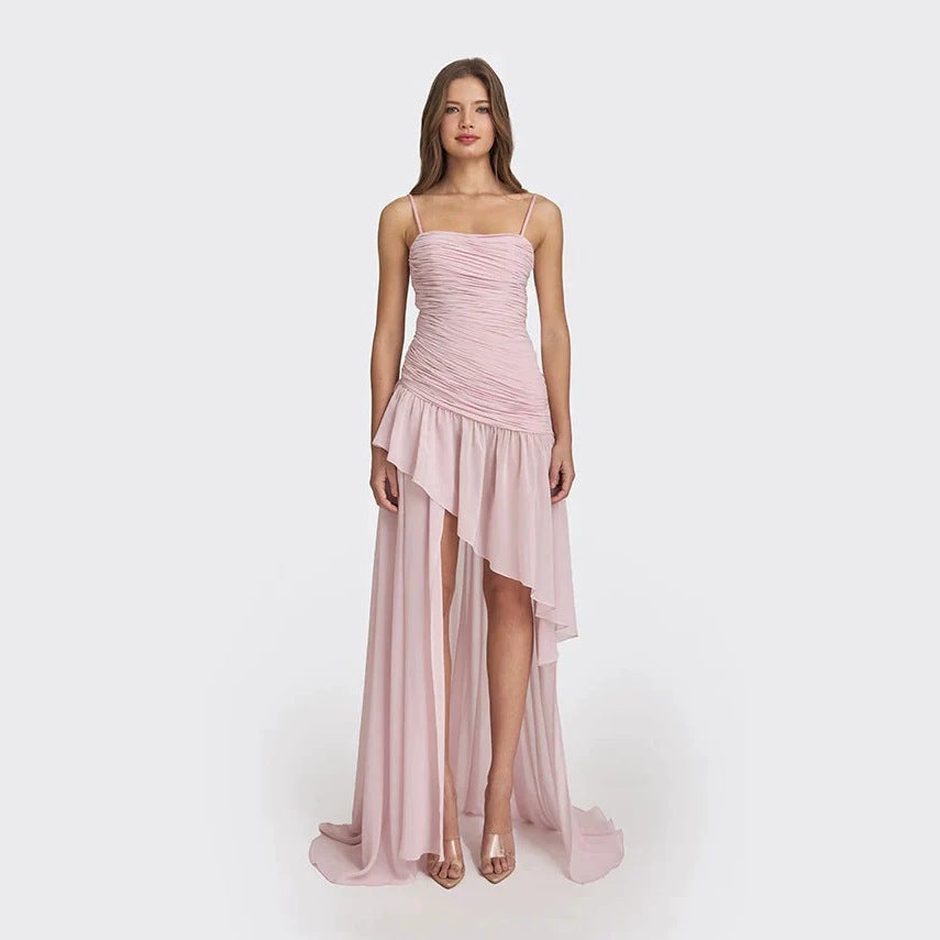 Damen Elegantes Kleid mit raffiniertem Rüschendesign Drune