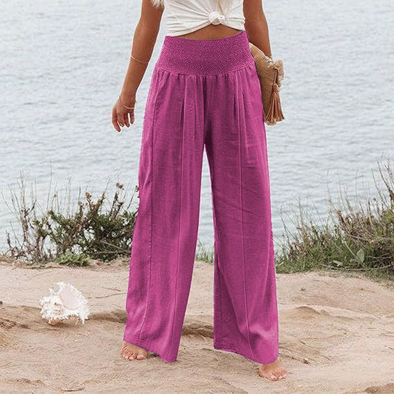 Damen Elegante und luftige Palazzohose Drune